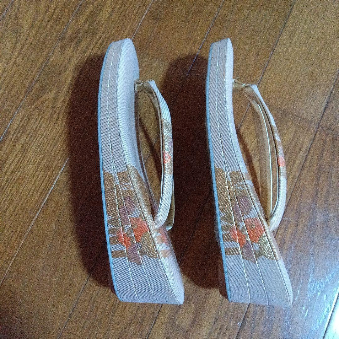 和装用バッグと草履LLサイズのセット ゴールド系