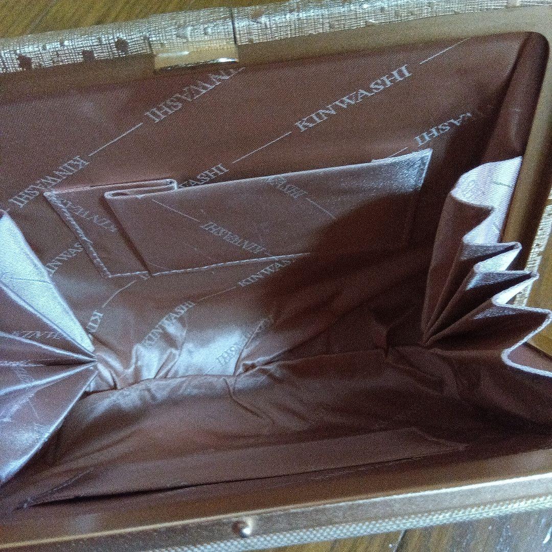 和装用バッグと草履LLサイズのセット ゴールド系