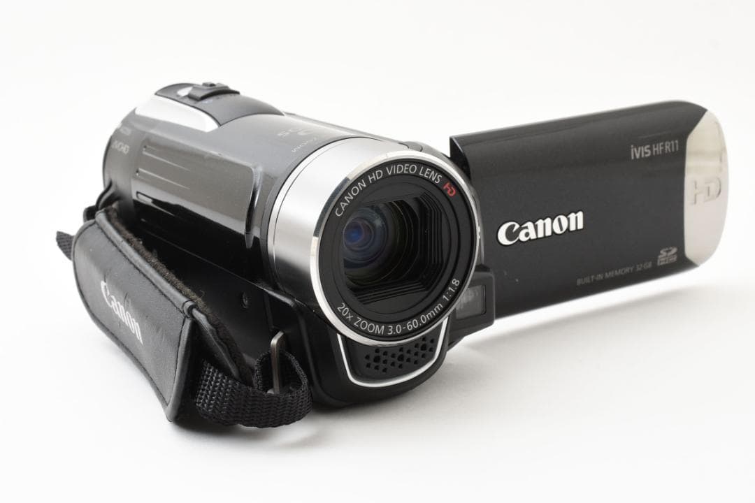 【美品】Canon HDビデオカメラ　ivis HF R11　ブラック