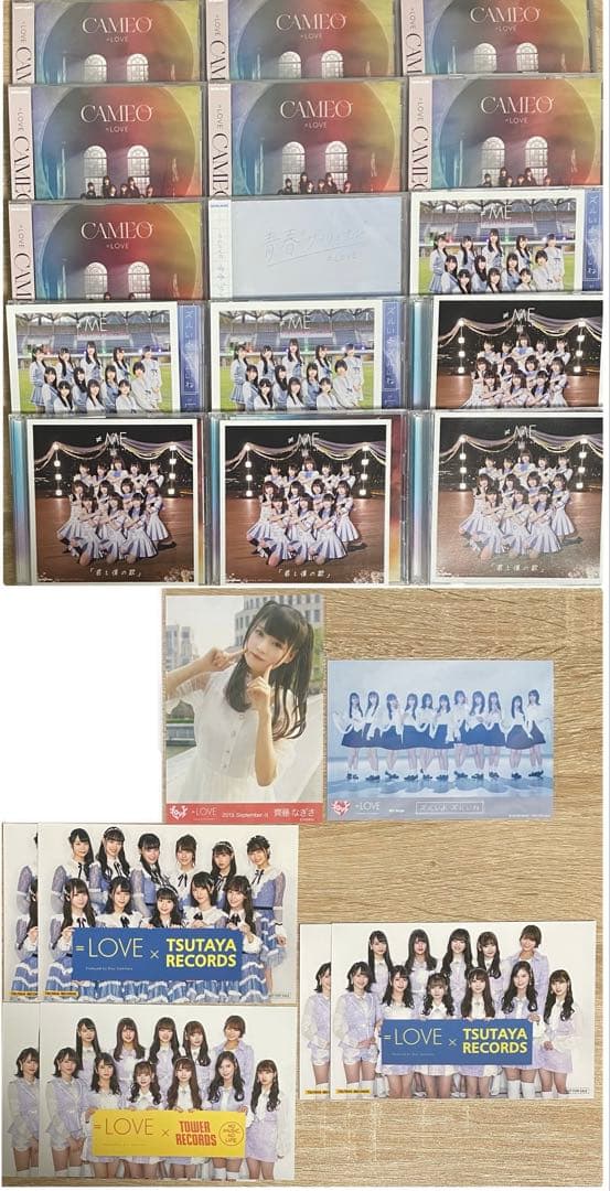 ≠ME ノイミー 永田詩央里 生写真 缶バッジ うちわ タオル CD まとめ売り