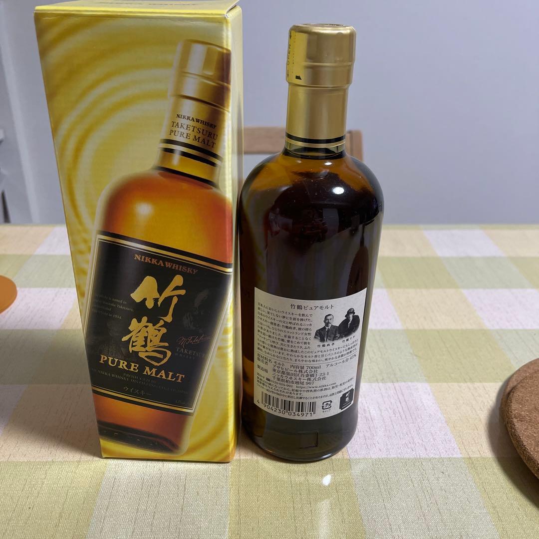 NIKKA WHISKY 竹鶴 PURE MALT 700ml 43%
