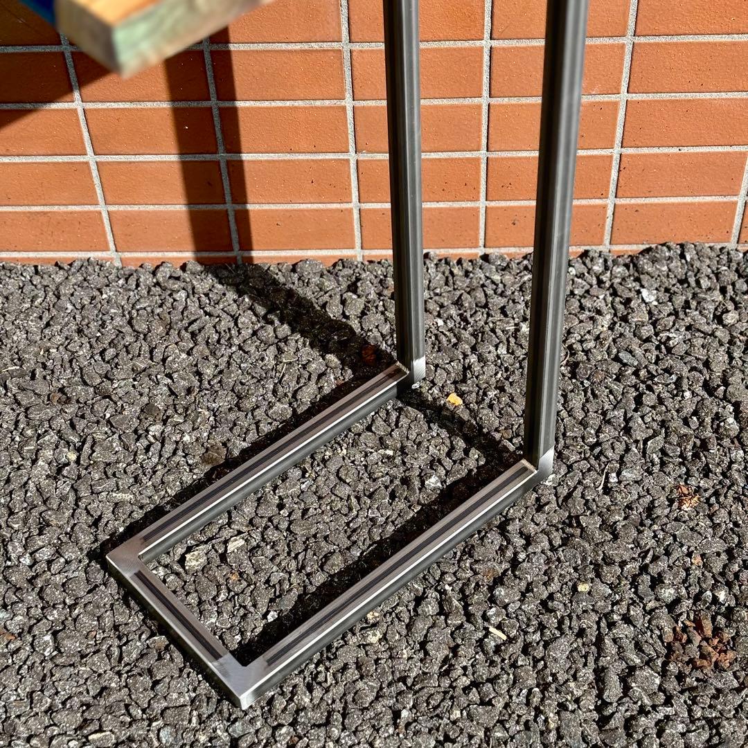 サイドテーブル アイアン ウォールナット 無垢 木製 おしゃれ アンティーク