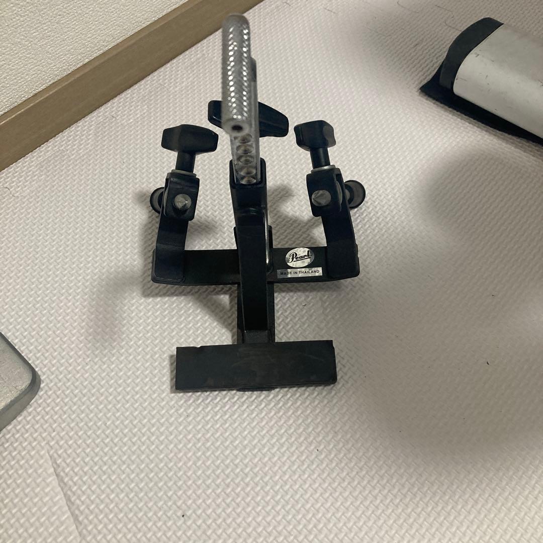 カウベルスタンド　pearl ヤマハ　ペダル　カウベル　おまけ付き