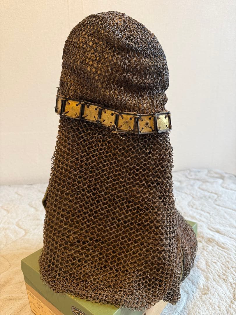 ⭕️ 江戸時代　鎖帷子　【鎖頭巾】　幕末　新撰組　忠臣蔵　❷