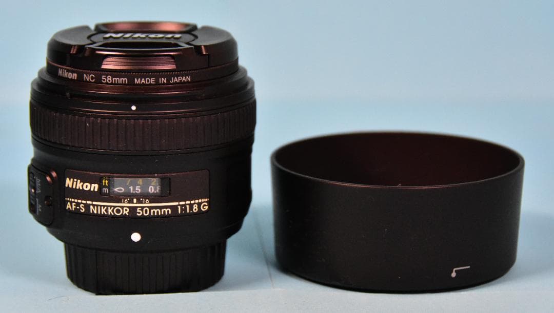AF-S NIKKOR 50mm F1.8G 純正フィルター付 良品