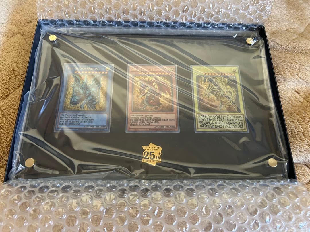 遊戯王　25周年記念商品　三幻神　ステンレス製