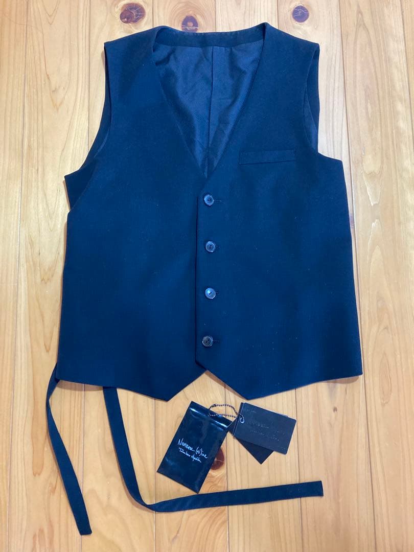 ★ナンバーナインnumber nineベスト06紐ジレレザーアンダーカバー