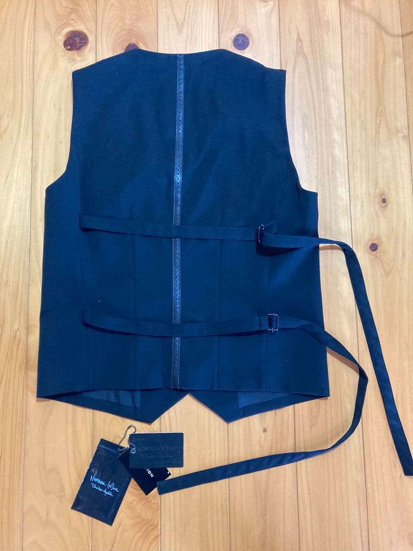 ★ナンバーナインnumber nineベスト06紐ジレレザーアンダーカバー