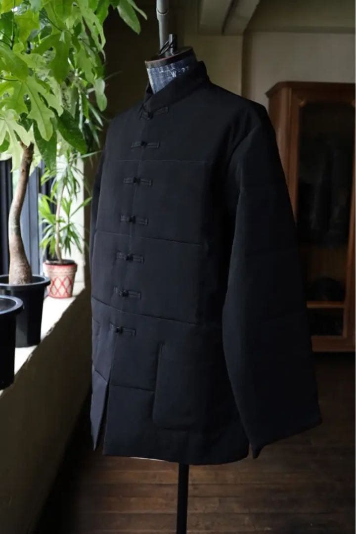 Yohji オム 25AW リバーシブル中綿ブラウス 黒 3