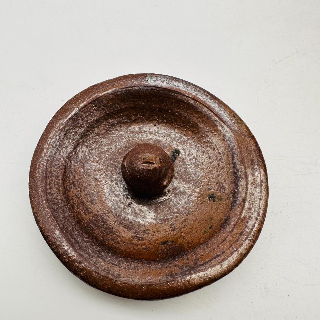 T　在銘　備前焼　耳付水差　陶芸　茶道具　茶器　焼物