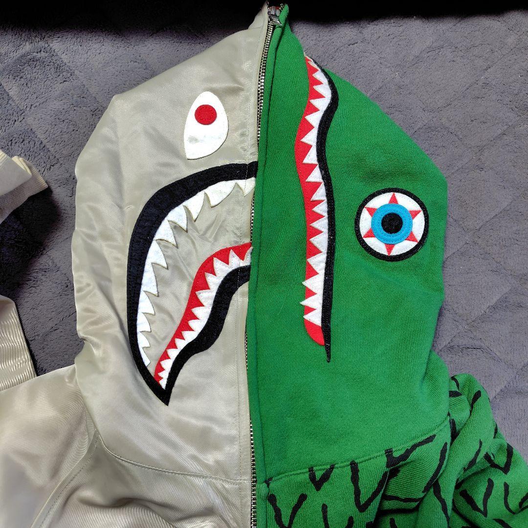 アベイシングエイプ✕AMBUSHアリゲーターパーカージャケット