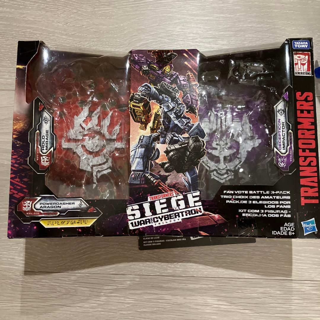 トランスフォーマー　シージ　インパクター　ミラージュ　ファンボートバトル3パック