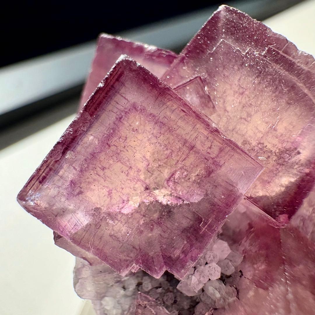 509 中国 ヤオガンシャン産 ウィンドウフローライト 満点星フローライト