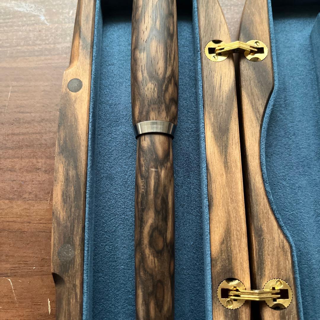 工房楔 黒柿孔雀杢 クローズドエンド楔 コンプロット デューエ