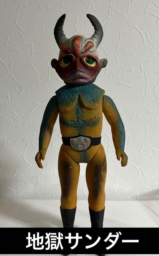 ⚠️当時物　仮面ライダー　ショッカー怪人　地獄サンダー　キングサイズ　昭和レトロ