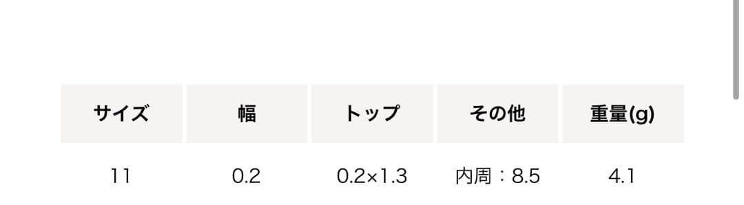 ヒロタカ　ALL ABOUT BASICS ダブル フィンガー リング　新品