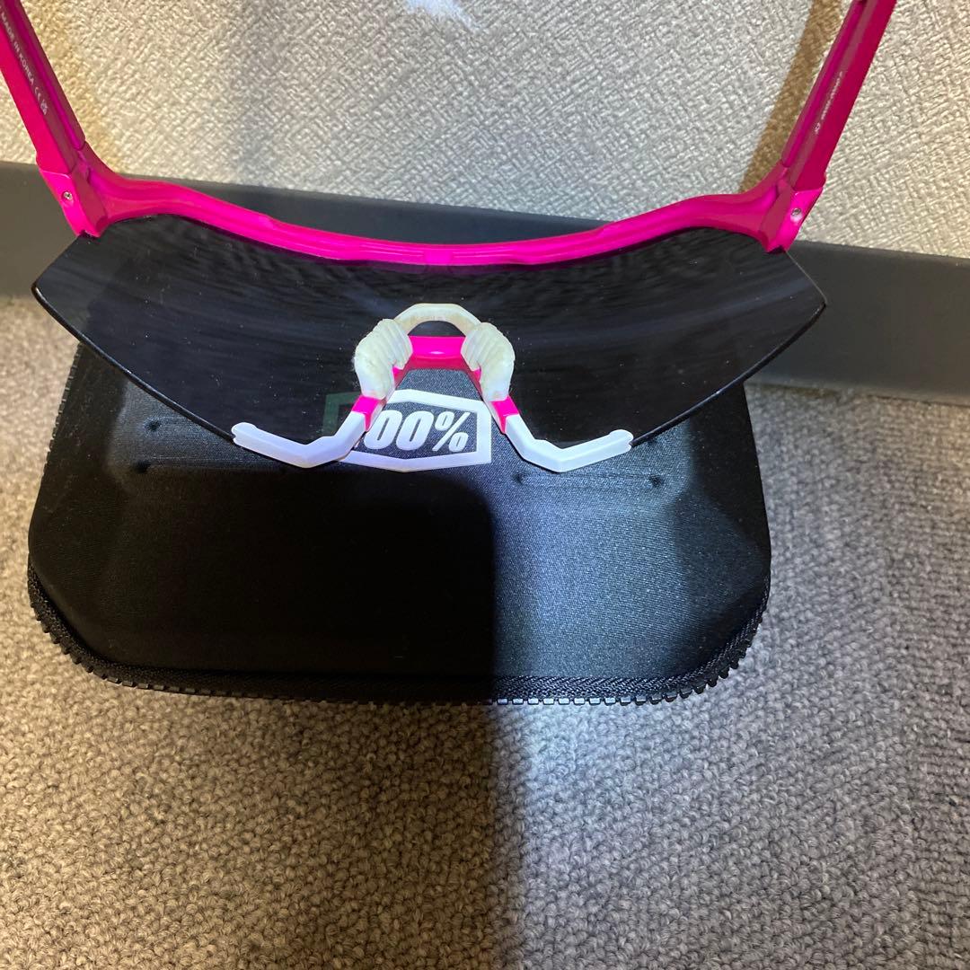 100% ピンクミラーレンズ サングラス タティスモデル　ケース付き