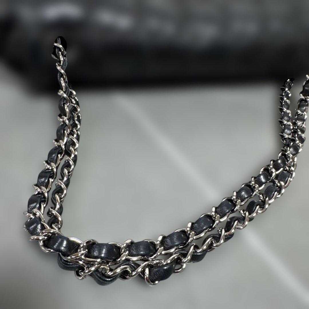 CHANEL シャネル　チェーンショルダーバッグ チョコバー　ツイードステッチ