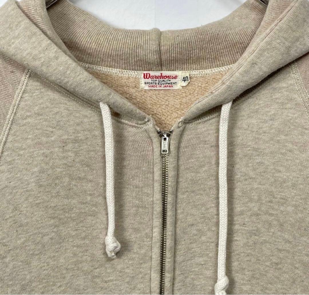 WAREHOUSE ジップパーカー