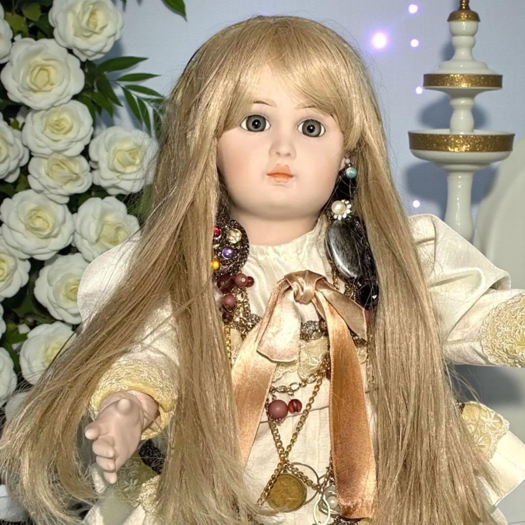 焼きみかん ウエディング ビスクドール ジュモー 幸せを運ぶ人形