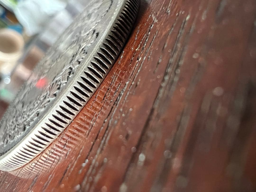 3944【明治貿易銀・希少】1877年明治十年　貿易銀　銀貨　古銭