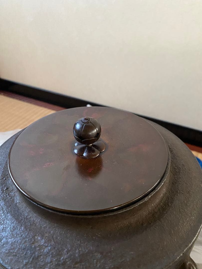 繰口　肩衝釜　大西定林氏作