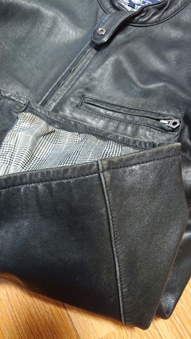 Avirex シングルライダースジャケット XL ブラック