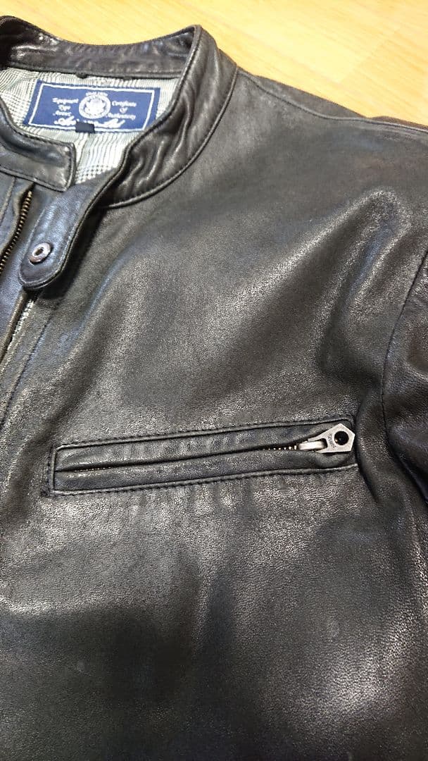 Avirex シングルライダースジャケット XL ブラック