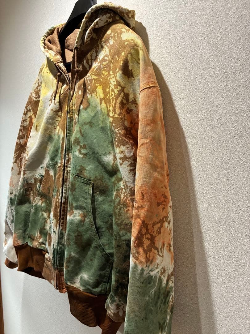 Carhartt アクティブジャケット　タイダイ　カーハート duck