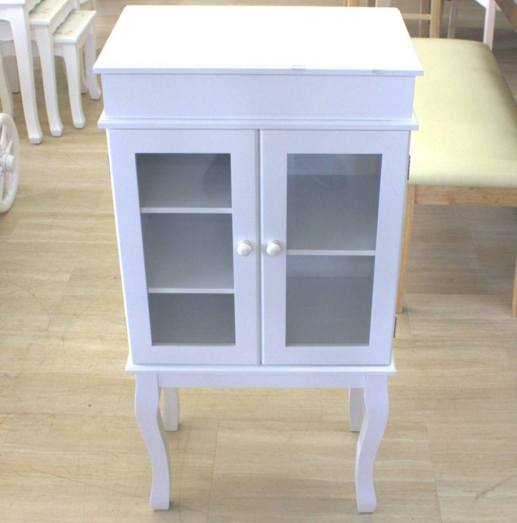 ホワイト ジュエリーキャビネット