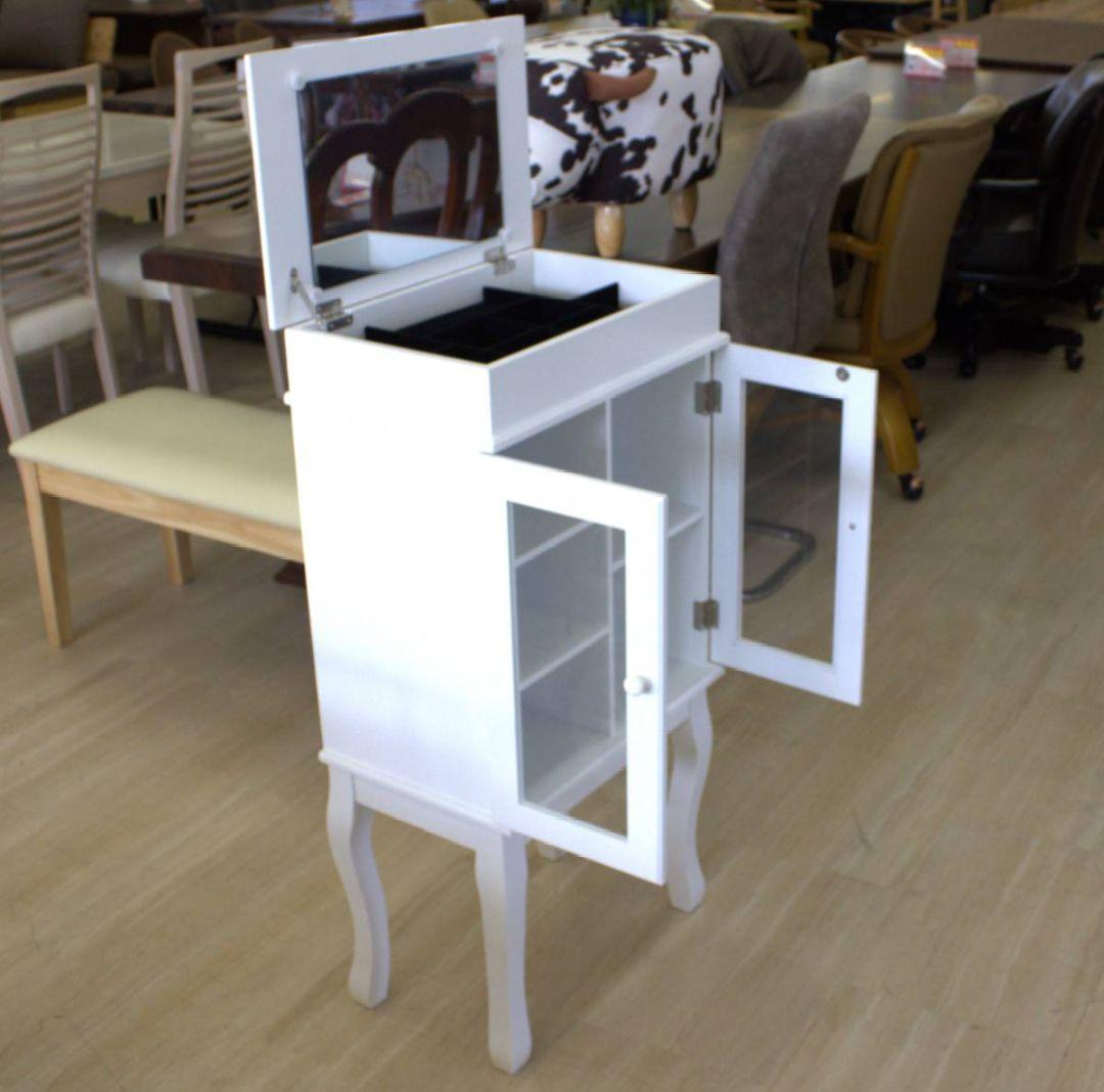 ホワイト ジュエリーキャビネット