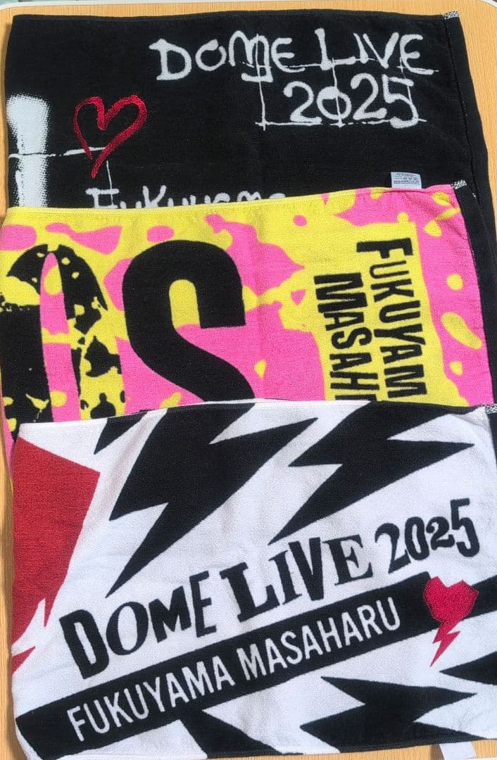 福山雅治　SOUL DOME LIVE 2025 タオル3種３枚セット