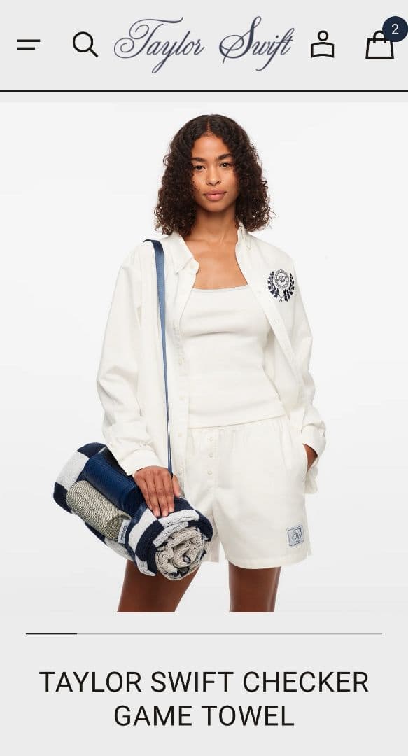 ミュージシャン Taylor Swift Checkerboard Towel Game Set