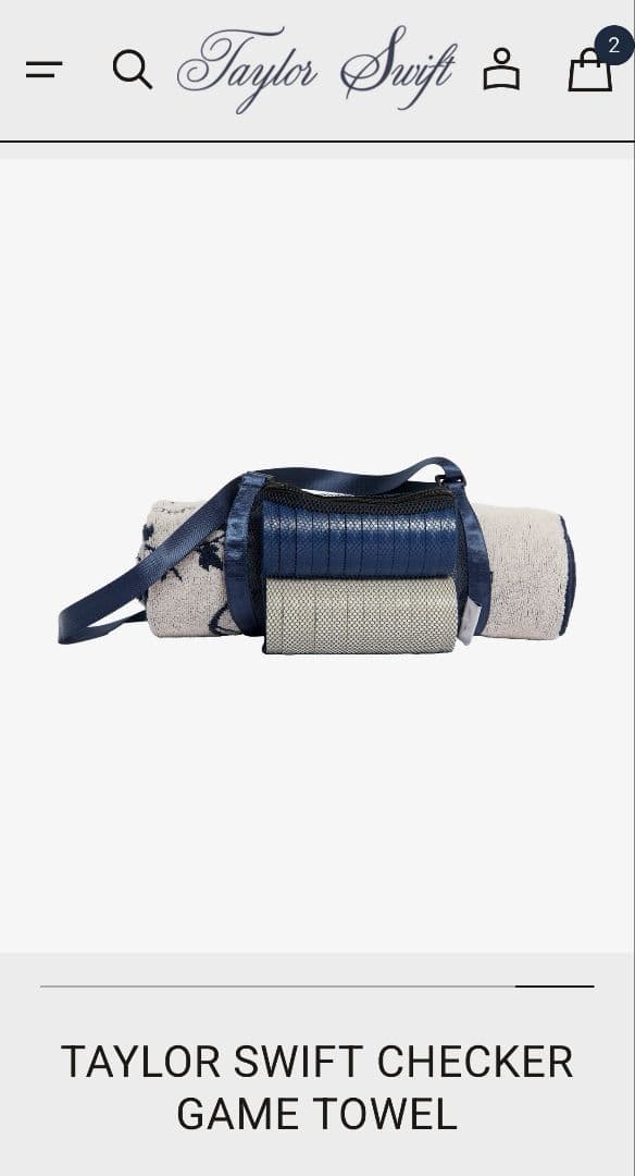 ミュージシャン Taylor Swift Checkerboard Towel Game Set