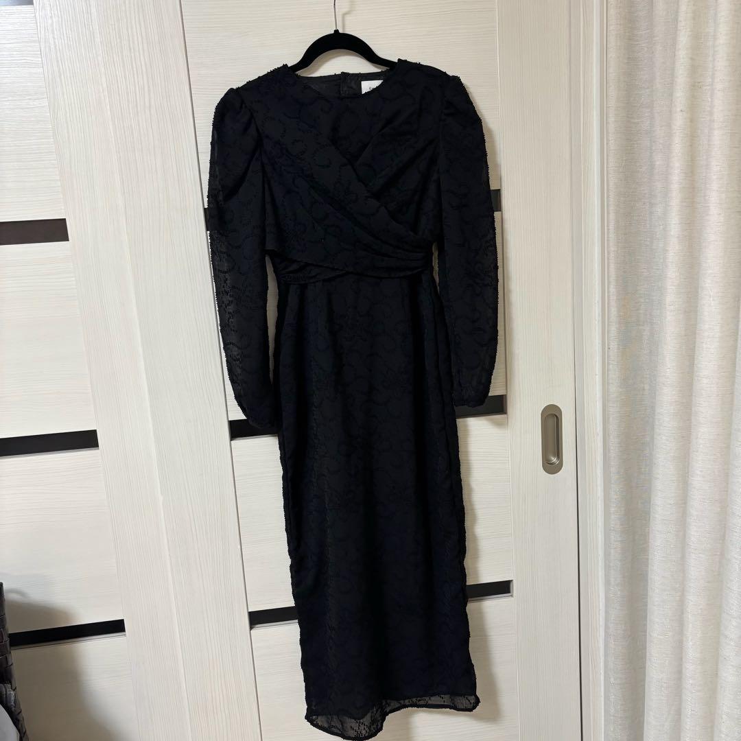 knuthmarf バックオープンシアードレス　ブラック　M オケージョンドレス