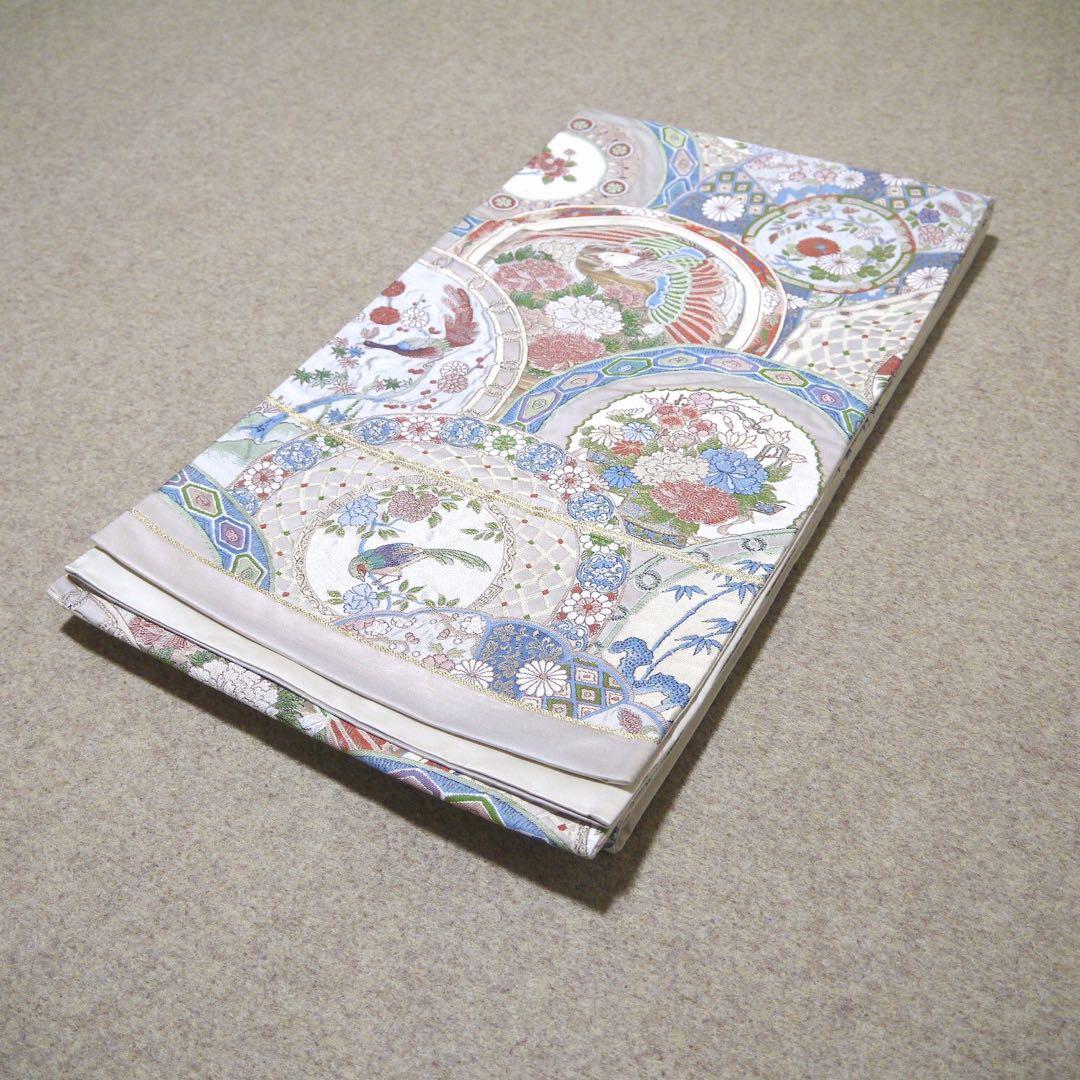 ☆☆☆！早い者勝ち！！ 正絹 中古 西陣織 仕立て上がり袋帯☆147