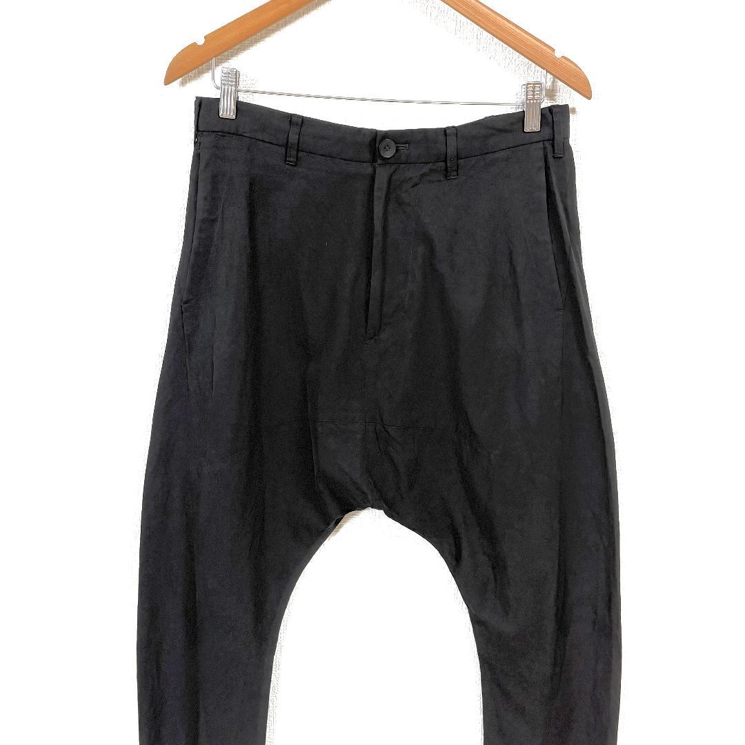 【美品】 JULIUS×ISETAN サルエルパンツ 2 ブラック 伊勢丹限定