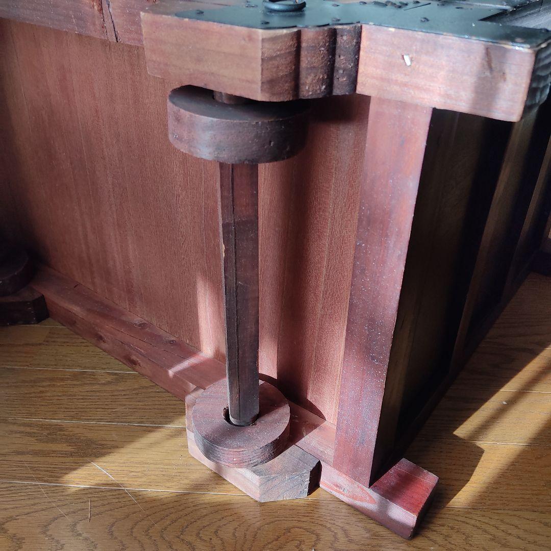 キャスター付き 箪笥 船箪笥 タンス　木製家具 収納家具 キャビネット