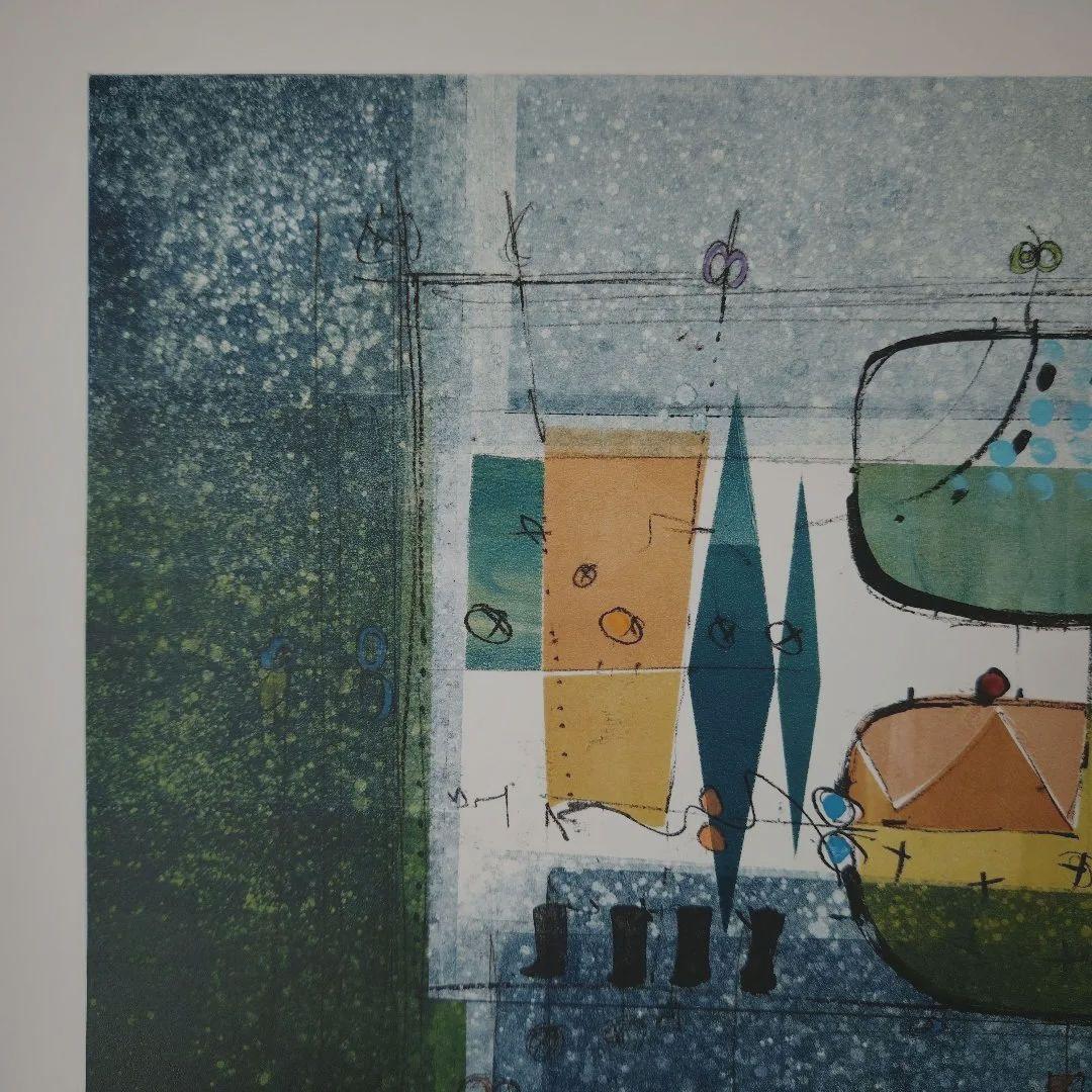 特価◯絵画　カラー銅版画　シ―ト