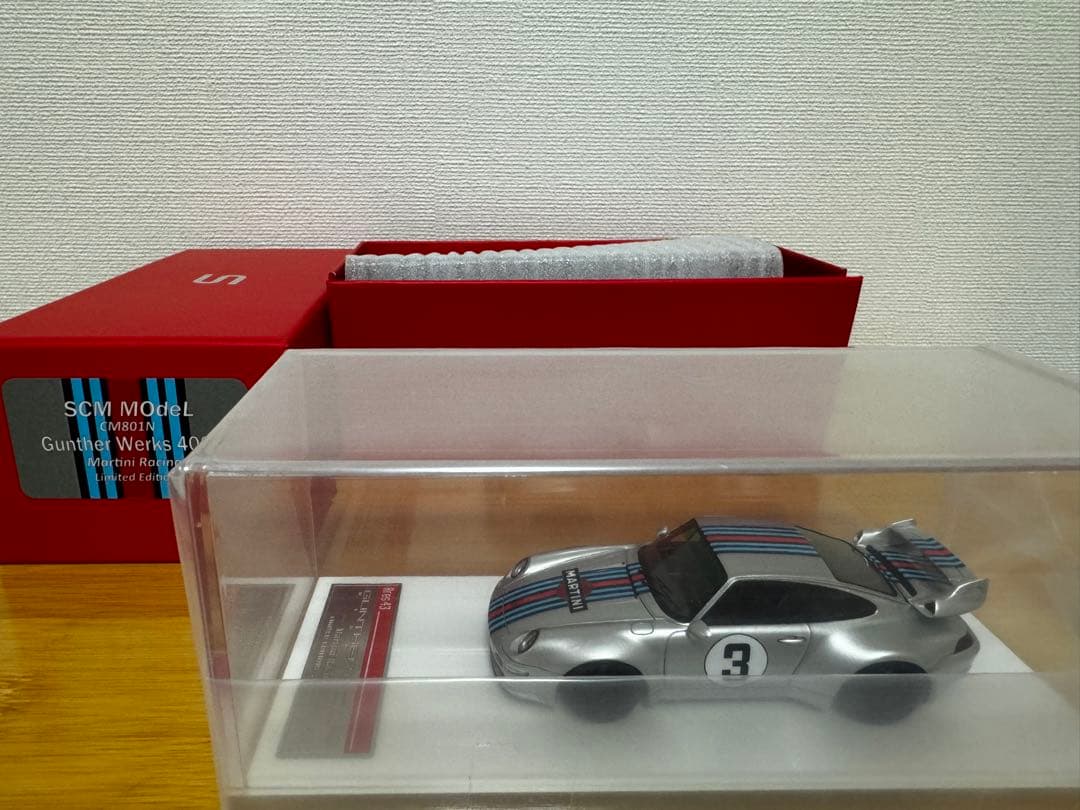 【SCMモデル】限定50台Porsche 993 Martini Racing