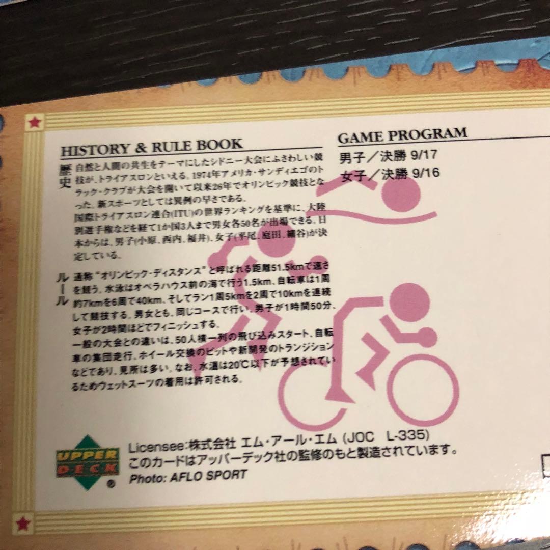 シドニーオリンピック 日本代表選手団カード トレーディングカード トレカ セット