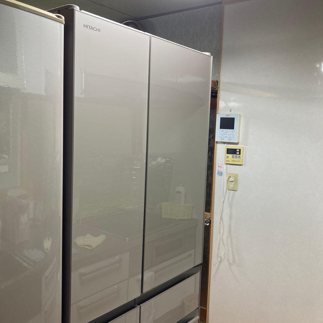 日立 6ドア大型冷蔵庫602L 2021年製 中古 美品