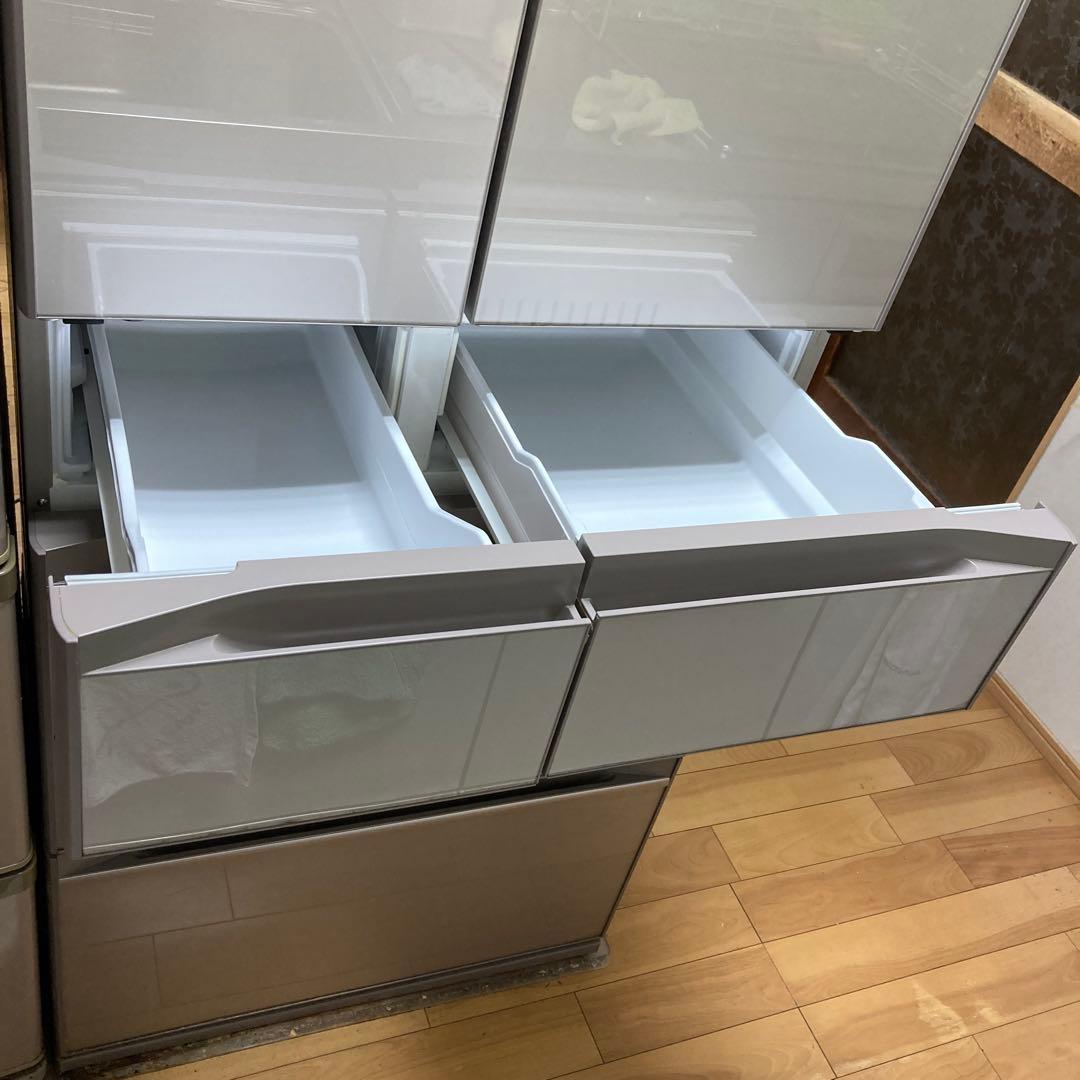 日立 6ドア大型冷蔵庫602L 2021年製 中古 美品