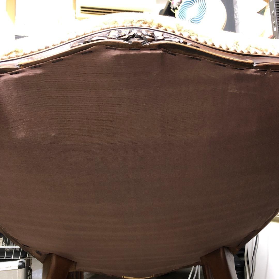 あ1 domani ドマーニ 椅子 カリモク ルイ15世 猫脚 アンティーク2脚