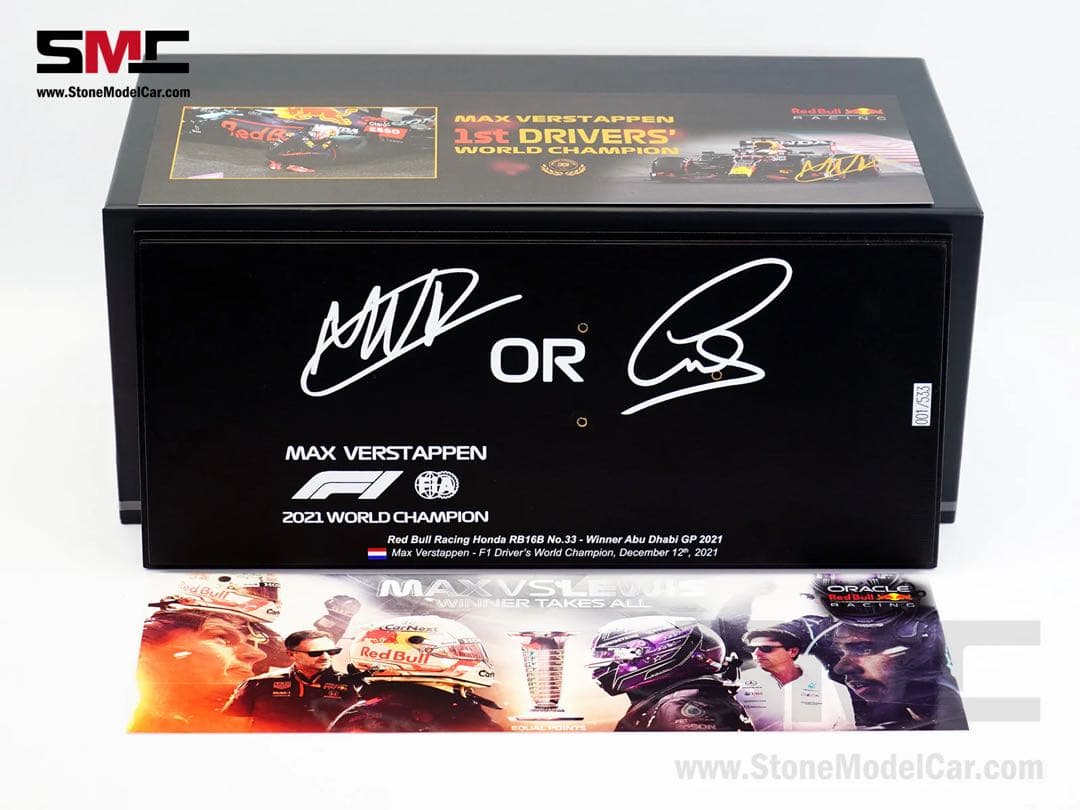 SMC別注spark RB16B アブダビGP フェルスタッペン