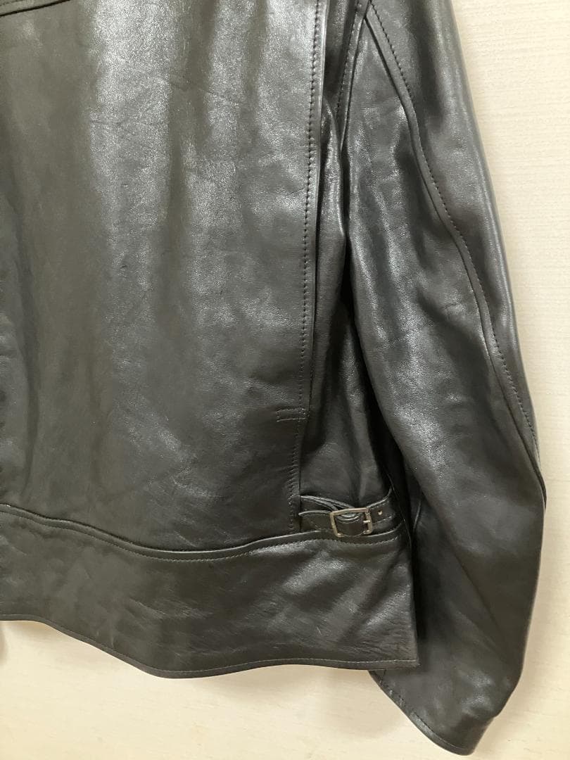 MOTOR ホースレザー スポーツジャケット　L ブラックモト　モーター