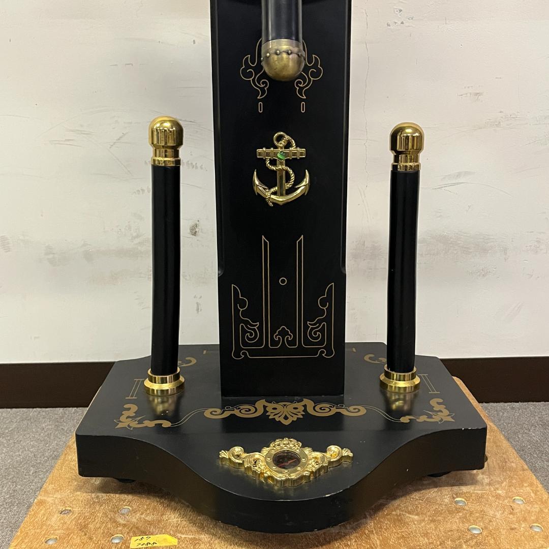 157 船舵 舵輪 飾り 高級 装飾 マリン アンティーク 高さ115㎝