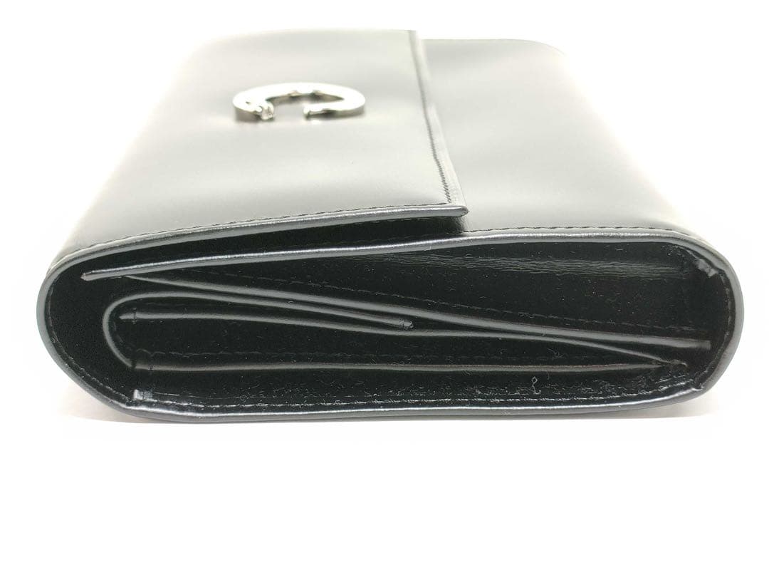 正規品 カルティエ パンテール 三つ折り長財布 黒 箱付