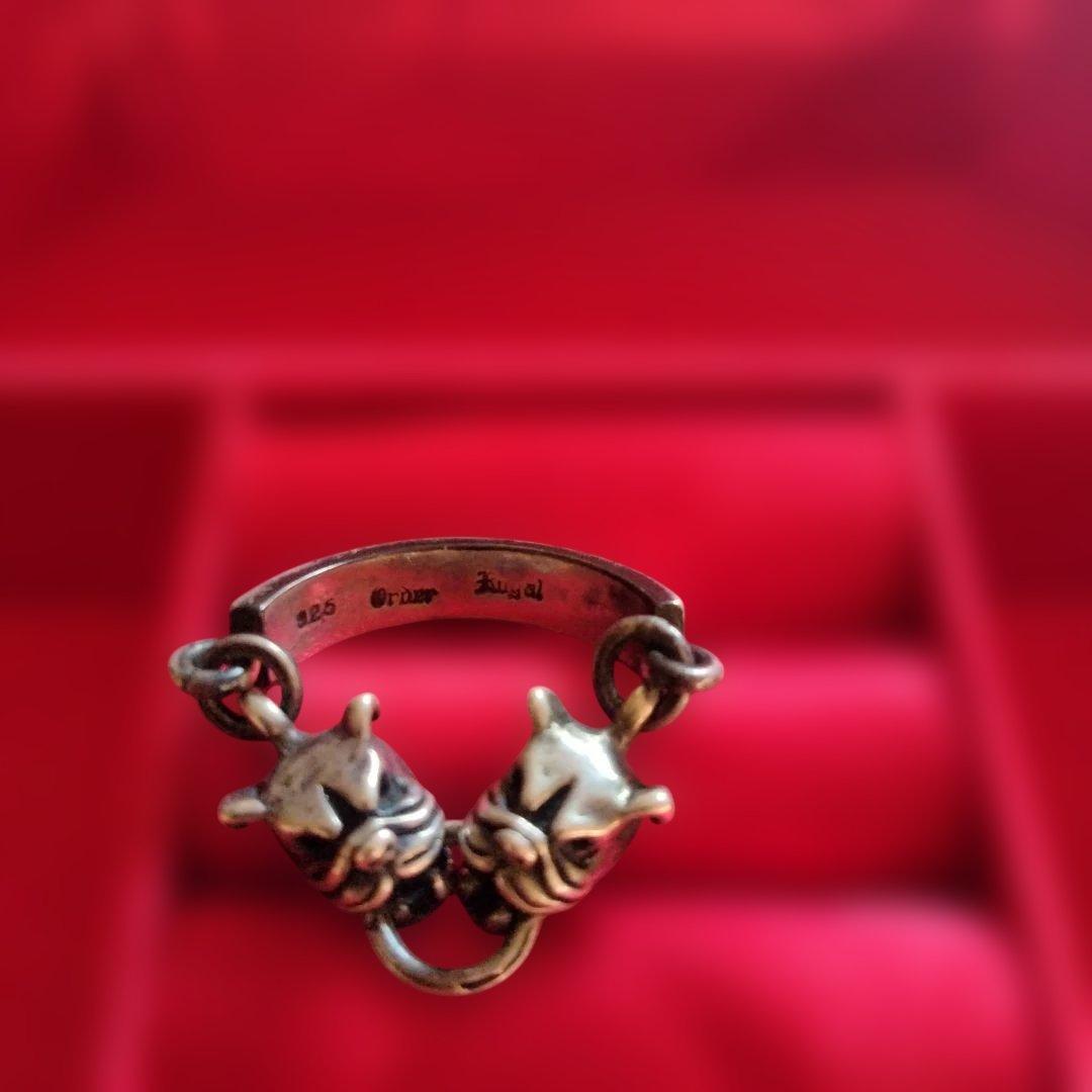 ロイヤルオーダー　リング　指輪　ブルドッグ　ピットブル