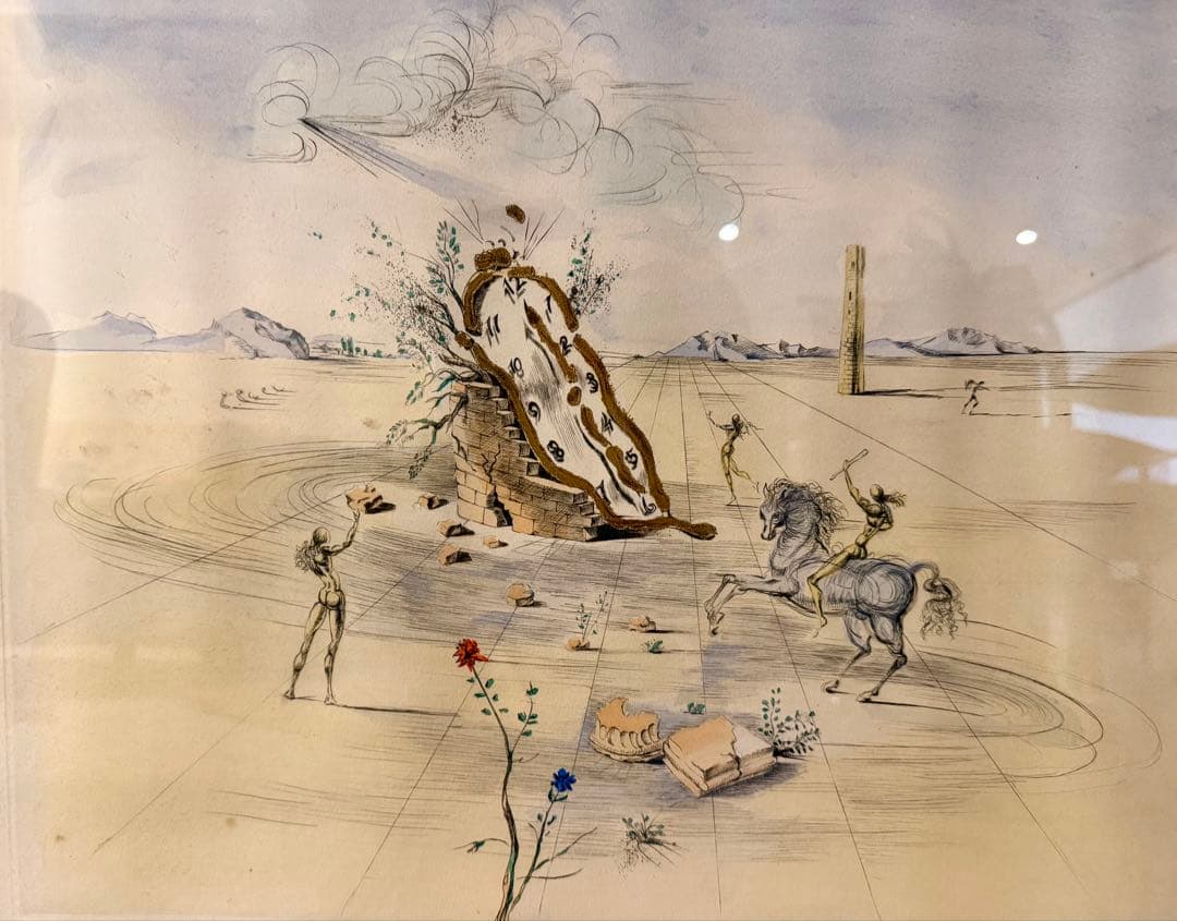 サルバドール・ダリ「The Cosmic Horseman」版画額装 #196